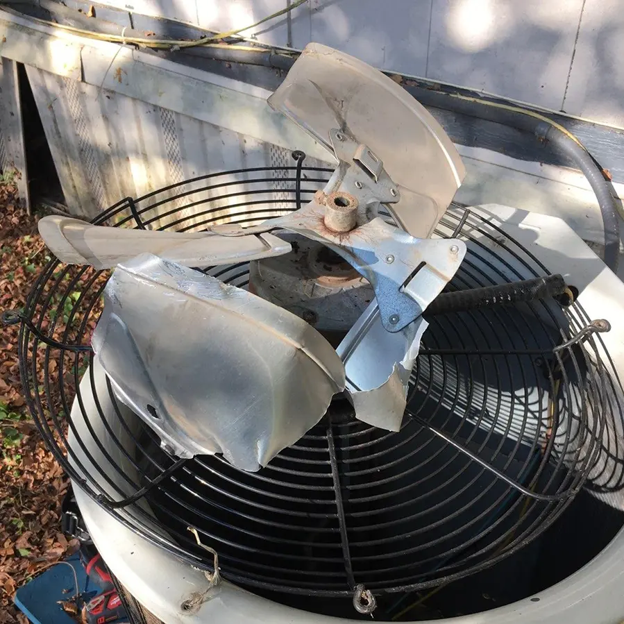 Broken Fan on AC Unit